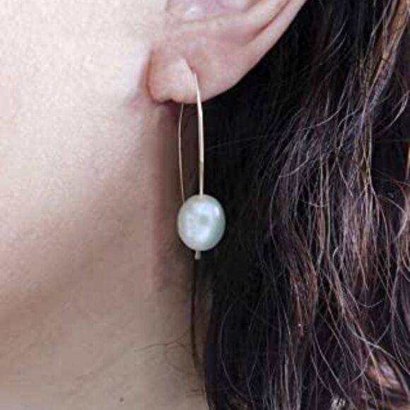 BRAND NEW ADRIENNE VITADINI SET OF 3 MULTI-COLOR DANGLE  FAUX PEARL'S EARRINGS - Picture 1 of 8